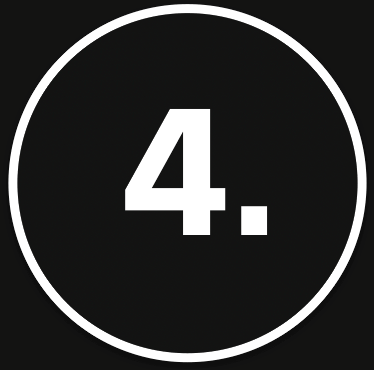 4 vier schwarz
