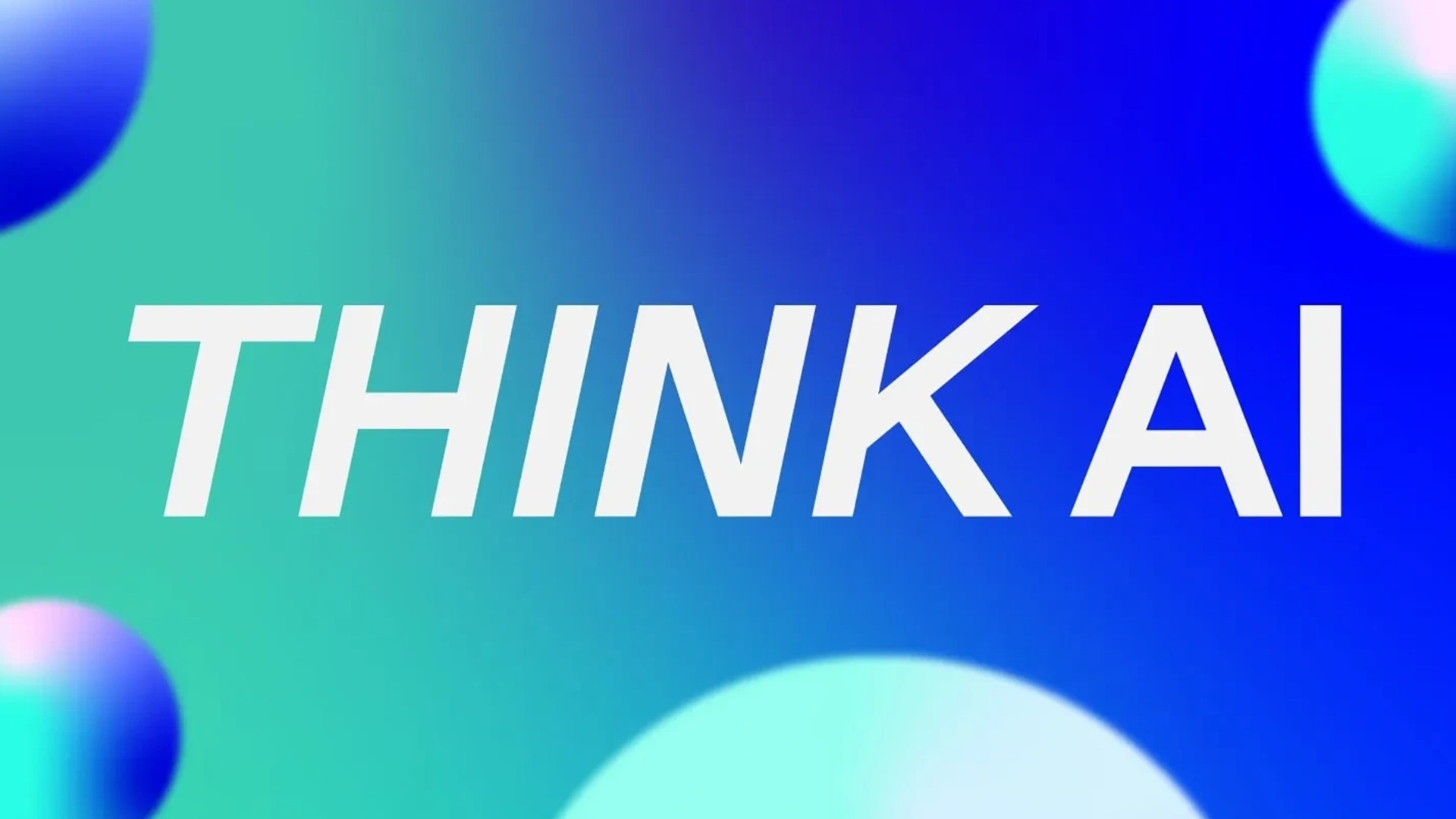 think ai schriftzug mit kreisen