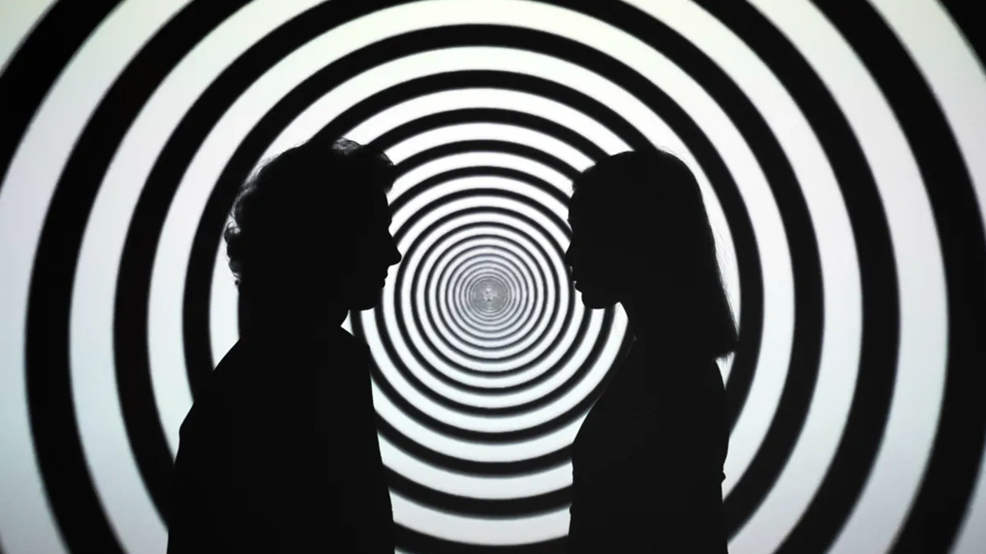 männliche und weibliche silhouetten
