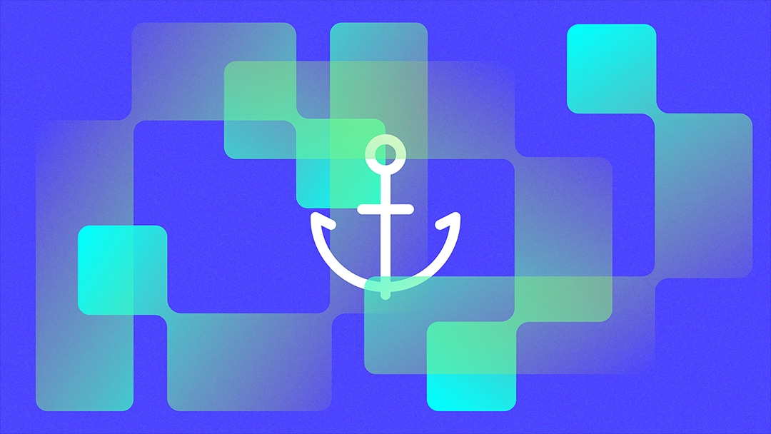 Im Bild hat es morderne Patterns die sich ineinander verzahnen.
Und das bild enthält als Ankerpunkt einen Anker... Im wahsten Sinn des Wortes - und der hält alles zusammen