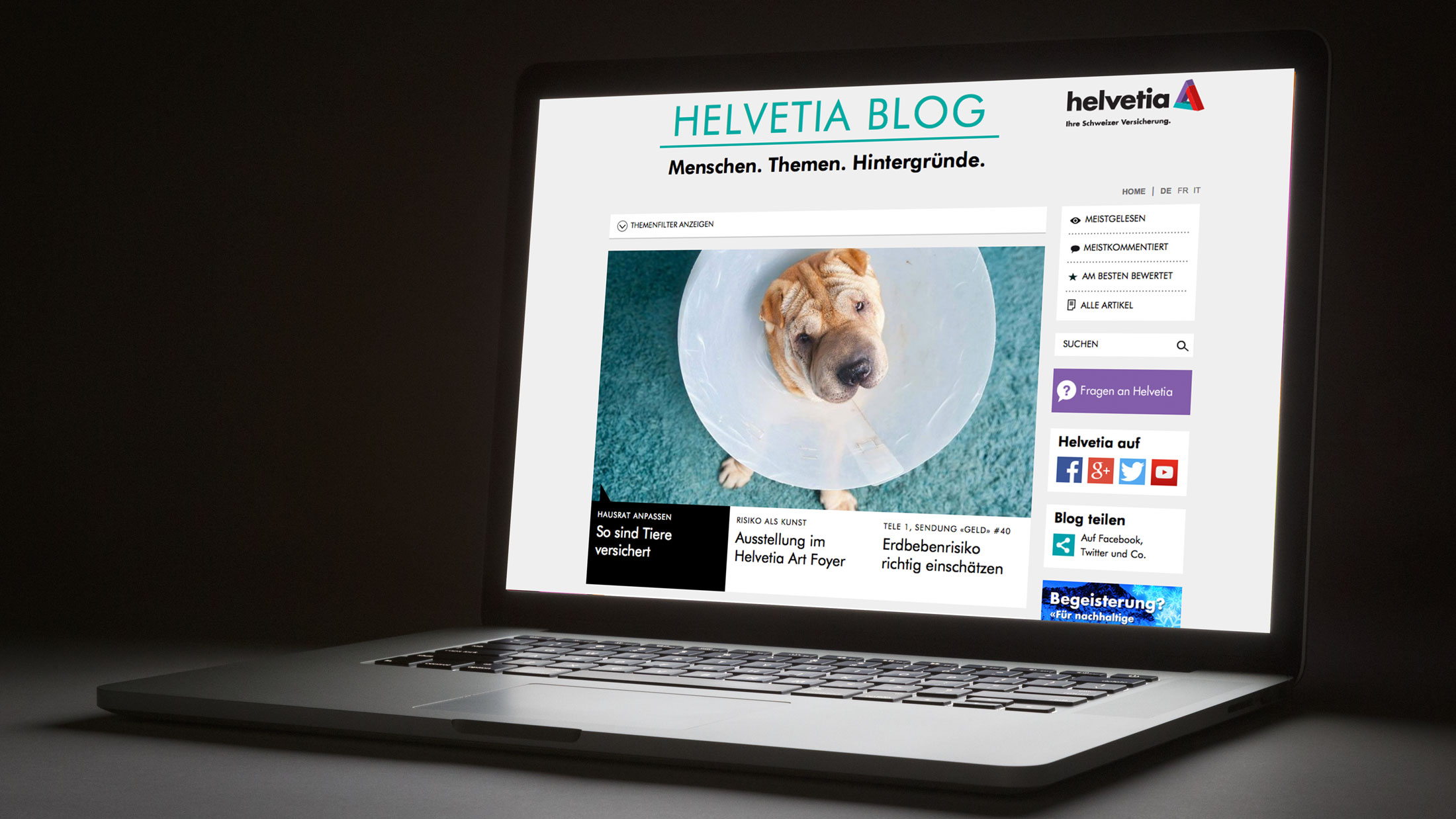 Helvetia Corporate blog Home Hero Mockup.
